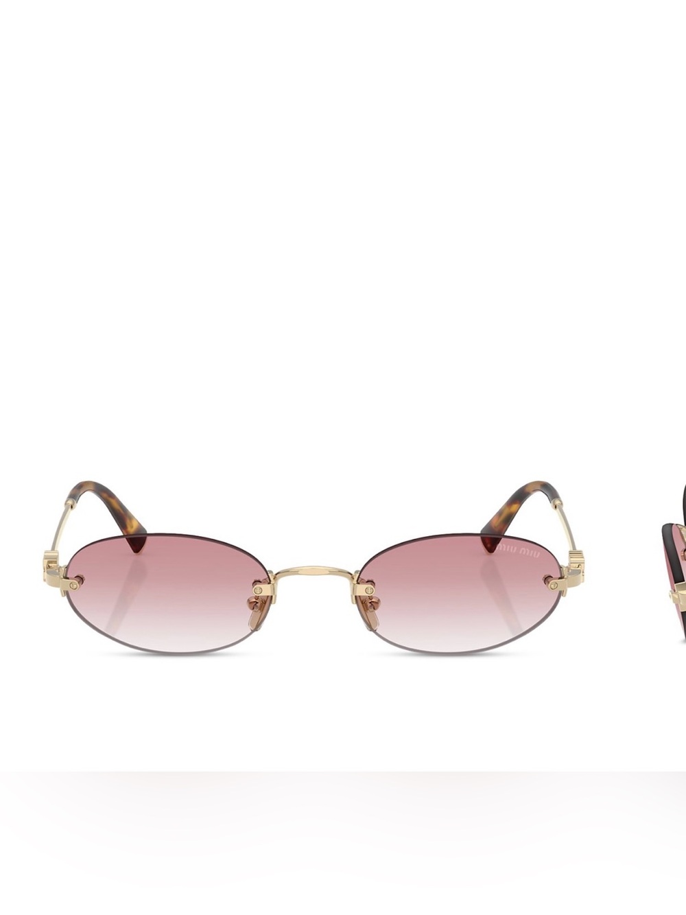 Miu Miu Oval Sunglasses